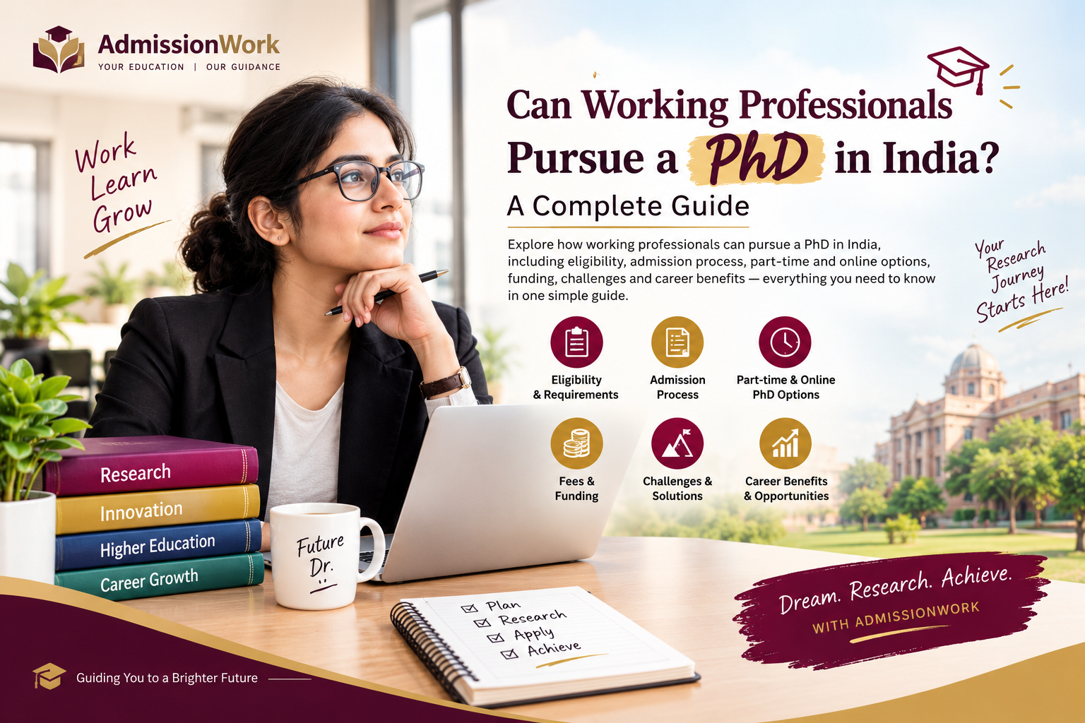 PhD for Working Professionals in India: Complete Guide 2026